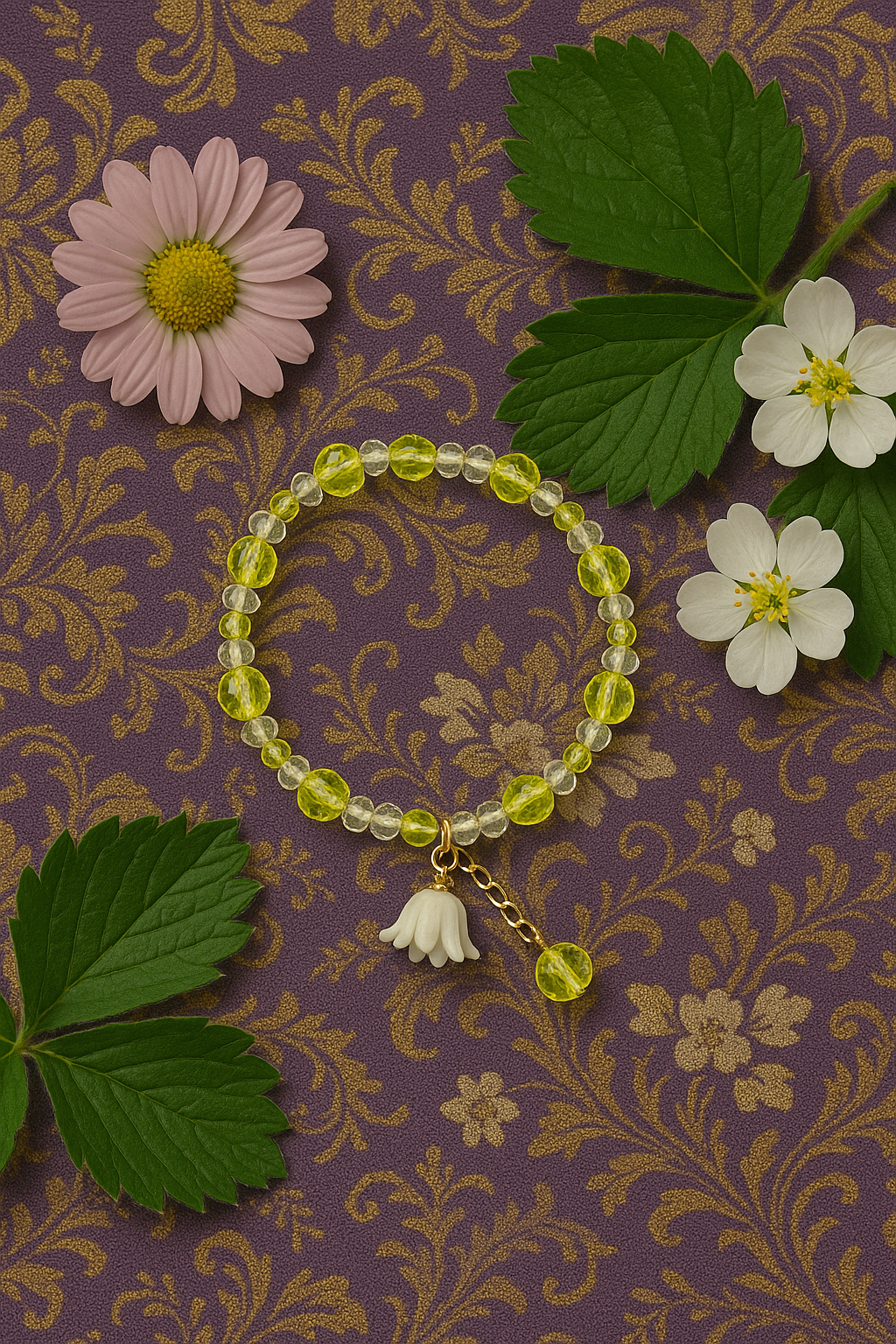 Bloom & Glow Charm Bracelet – Let Your Inner Light Shine!