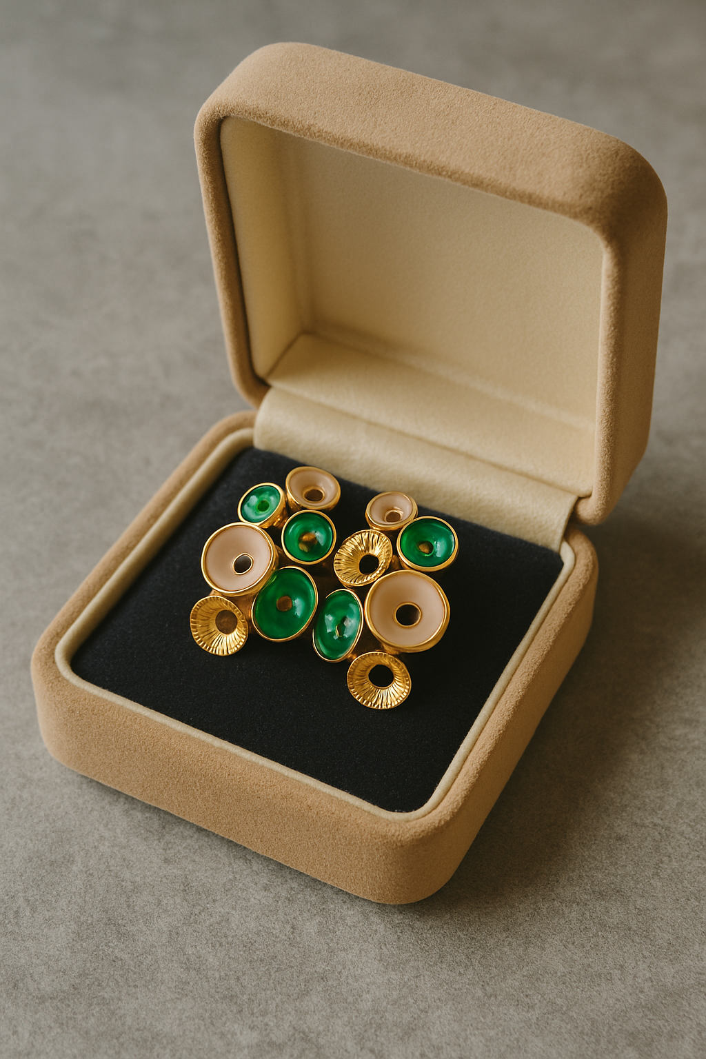 Regal Bloom Luxe Studs – Bold. Artistic. Unmissable