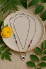 Elegance Redefined: The Iconic Multicolor Charm Necklace - Kemyu