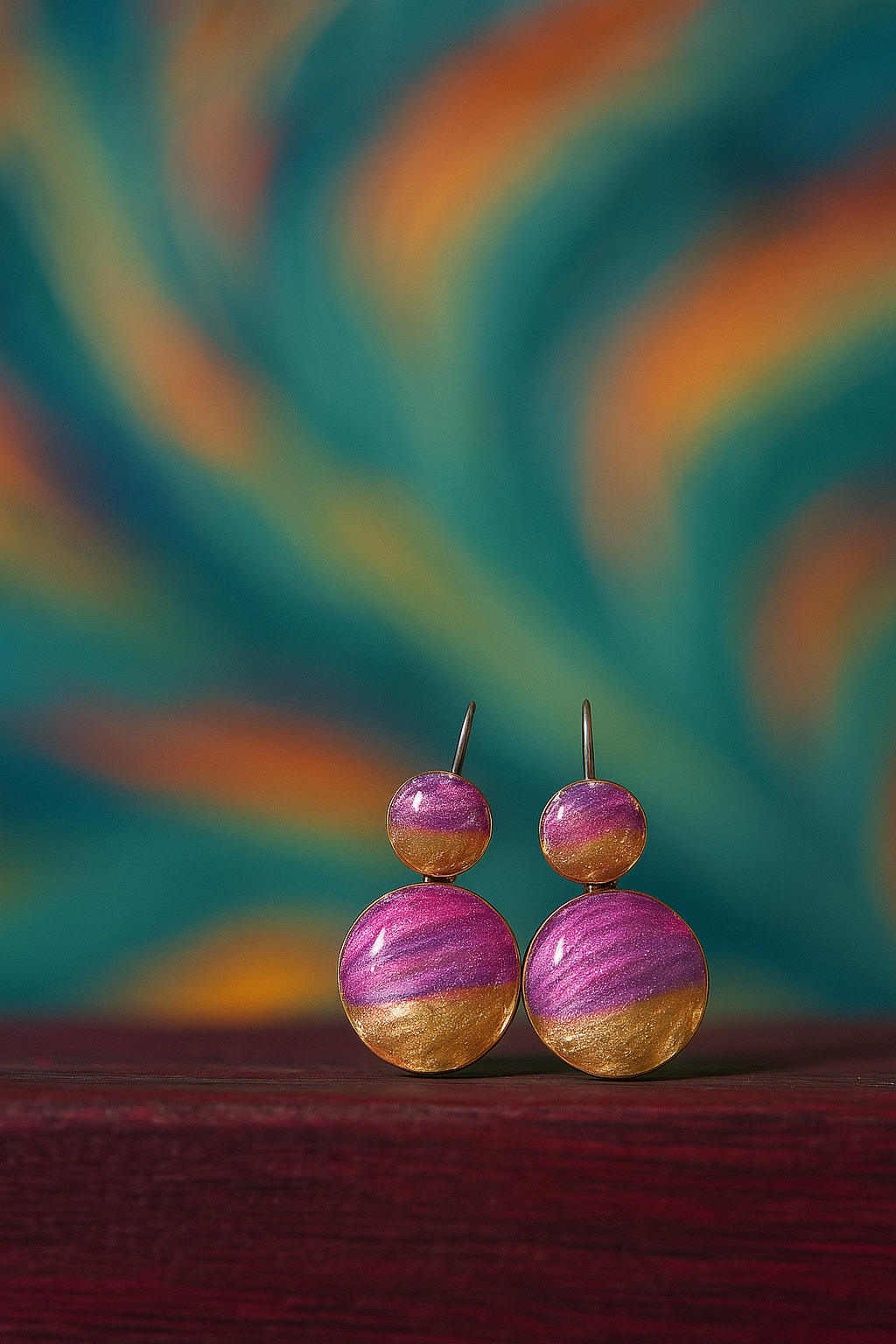 Glam Galaxy Drop Earrings