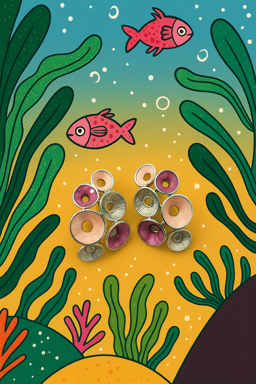 Bold Bloom Statement Earrings – Where Art Meets Elegance