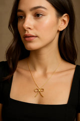Elegant Duo-Tone Glam Necklace - Kemyu