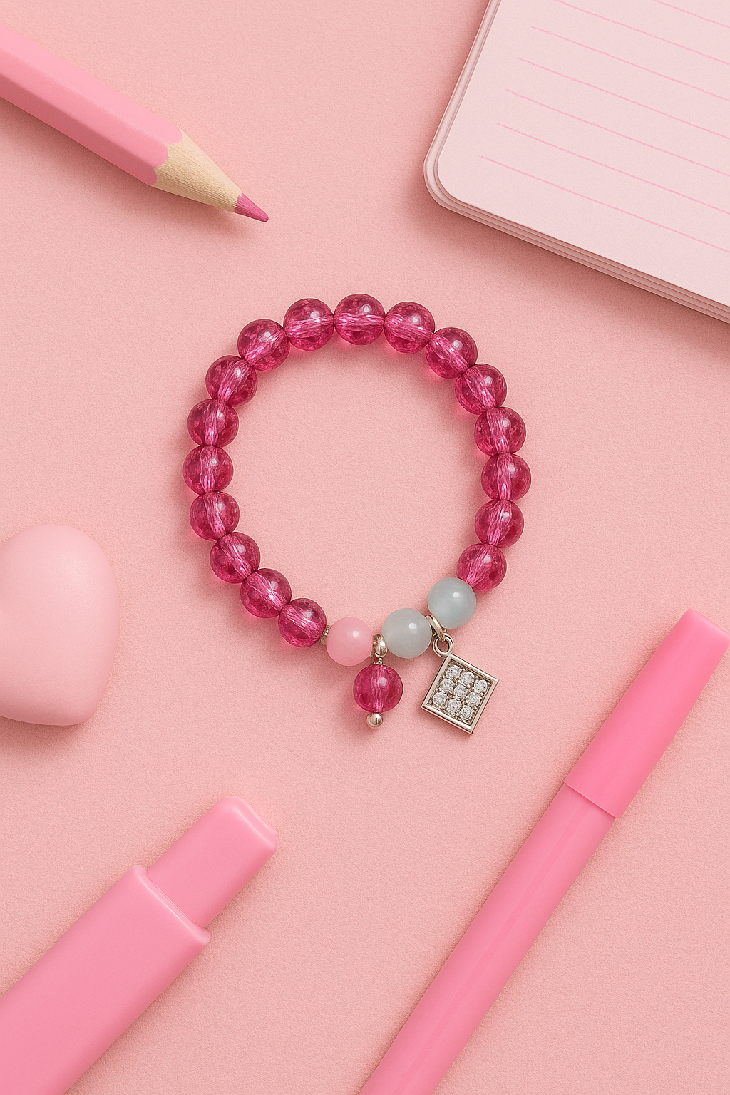 Radiant Charm Bracelet | Sparkle Boldly with Pastel Dreams!