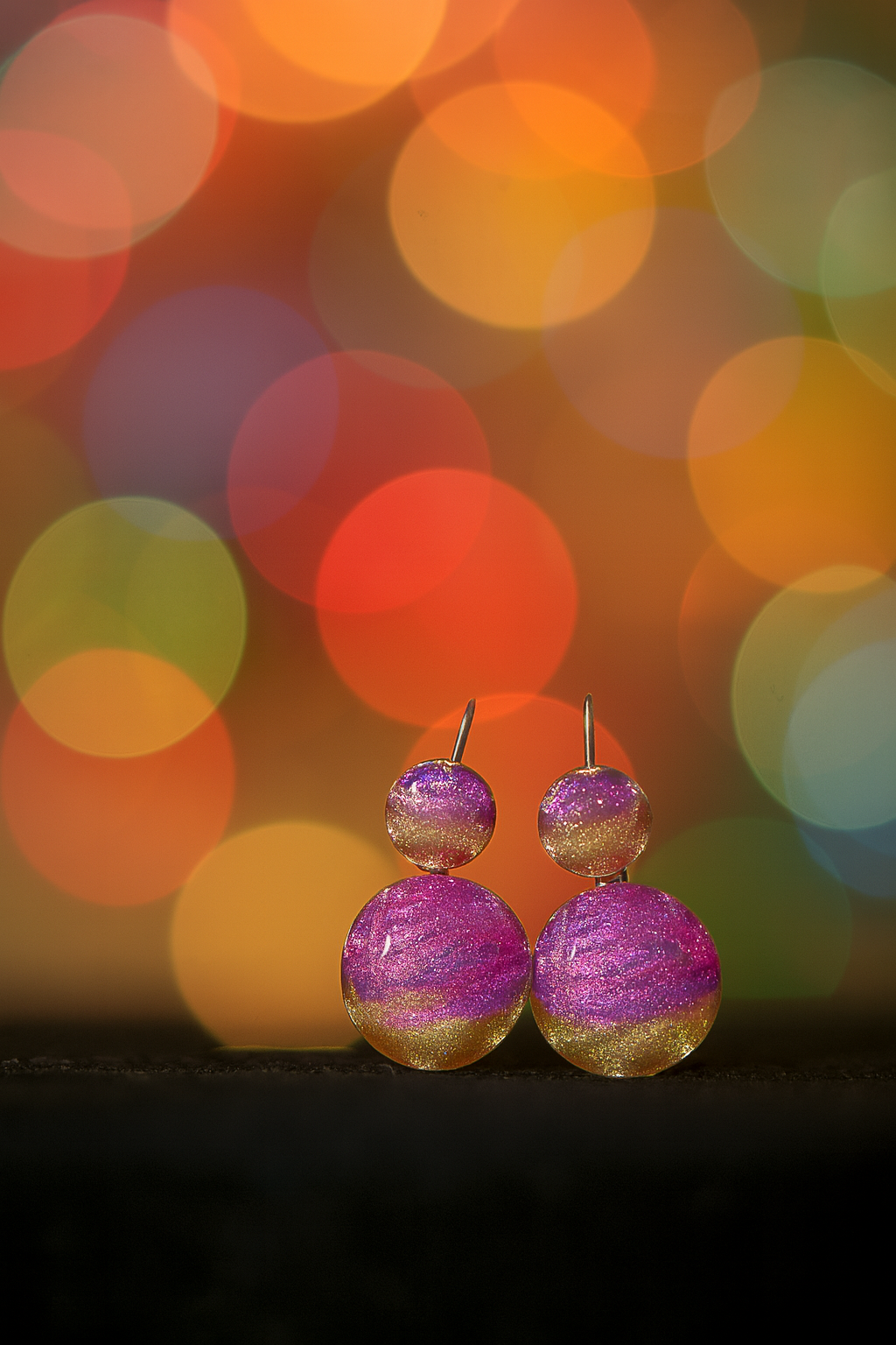 Glam Galaxy Drop Earrings