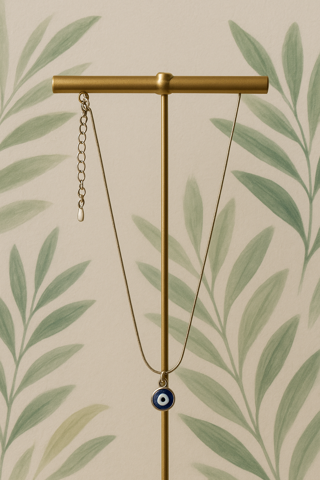 “Eyes on You” – Statement Evil Eye Pendant Necklace