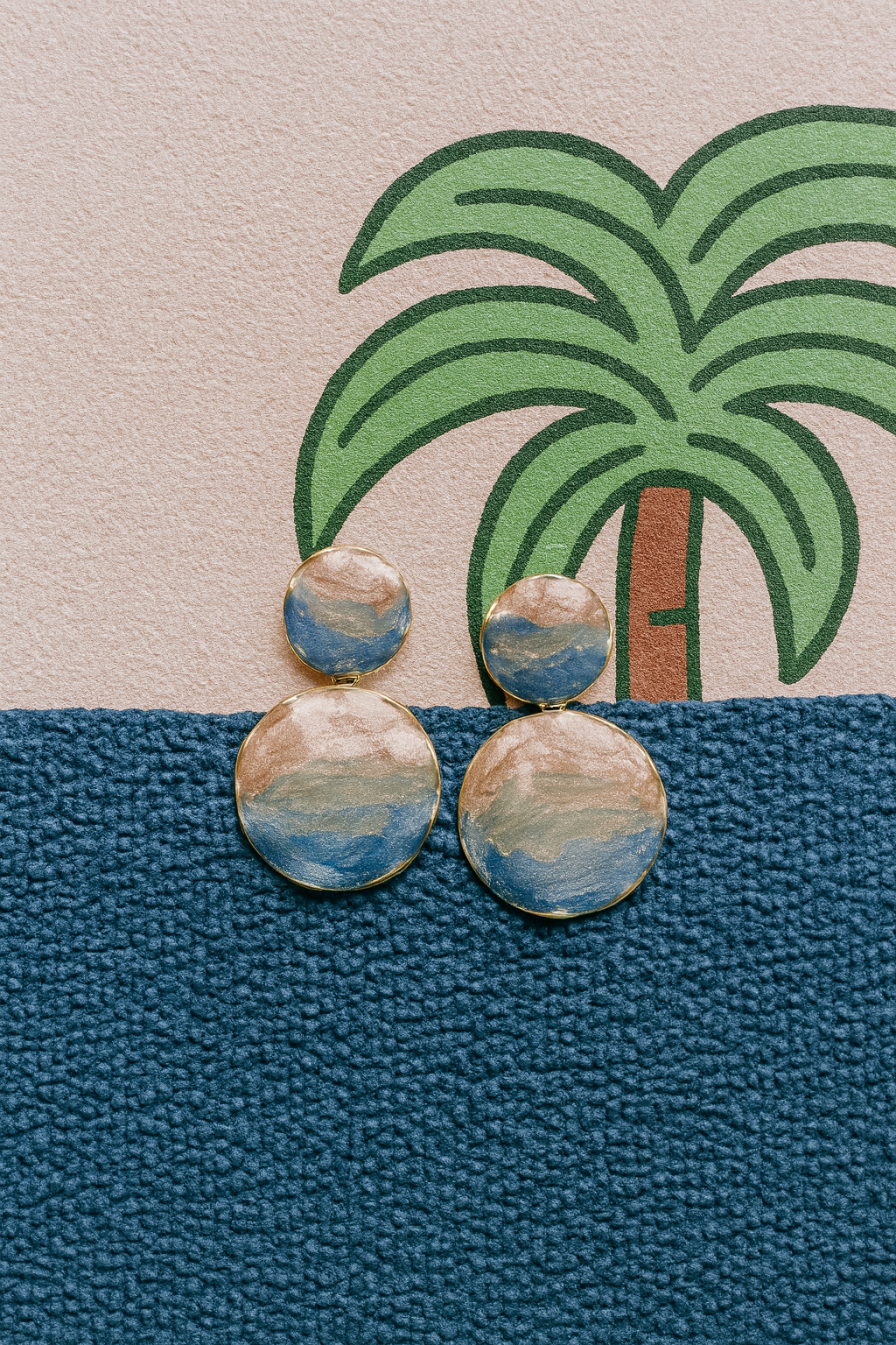 Sunset Horizon Statement Earrings