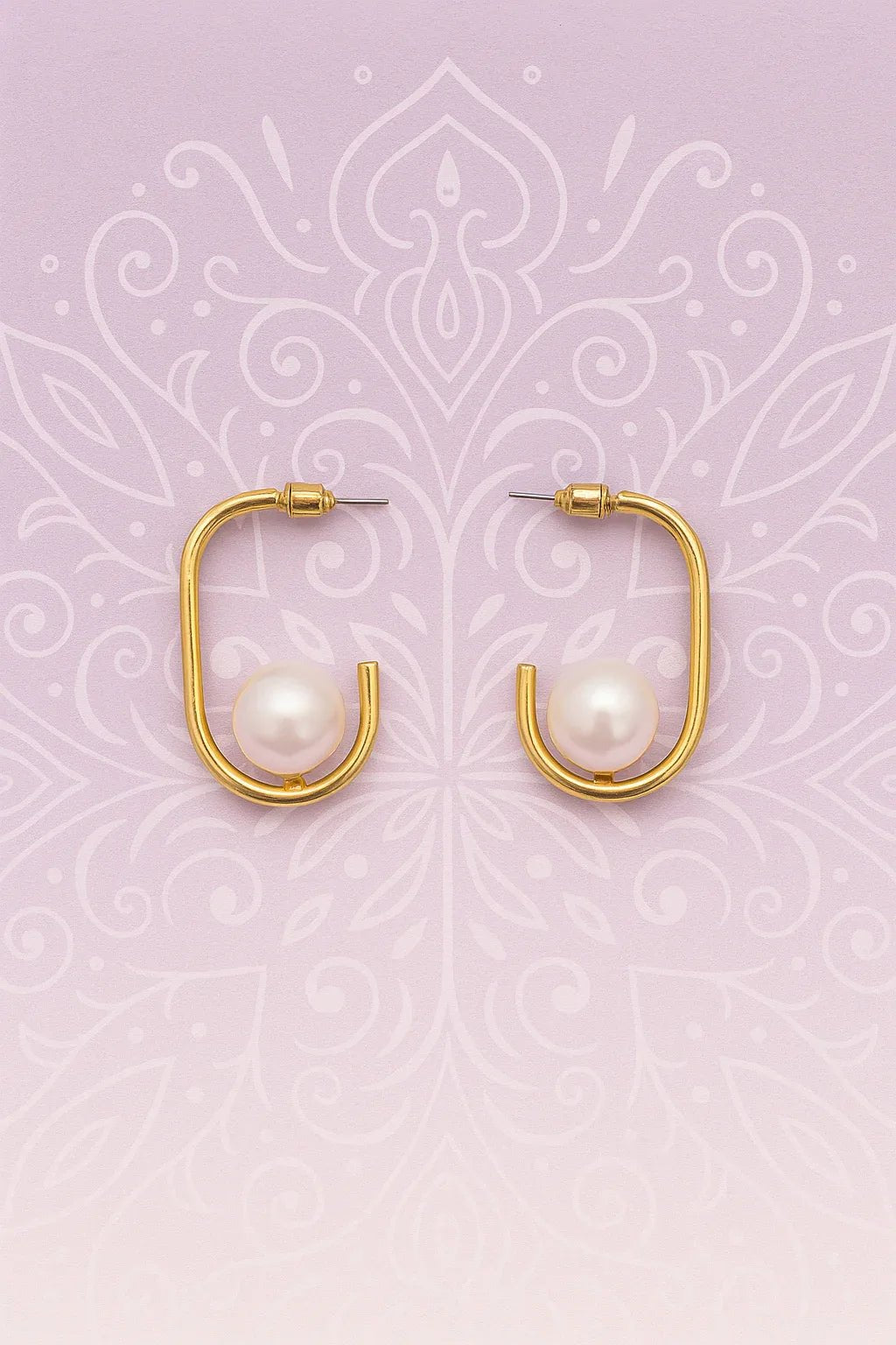 Elegant Pearl Hoop Delight - Kemyu