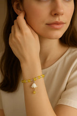 Bloom & Glow Charm Bracelet – Let Your Inner Light Shine! - Kemyu