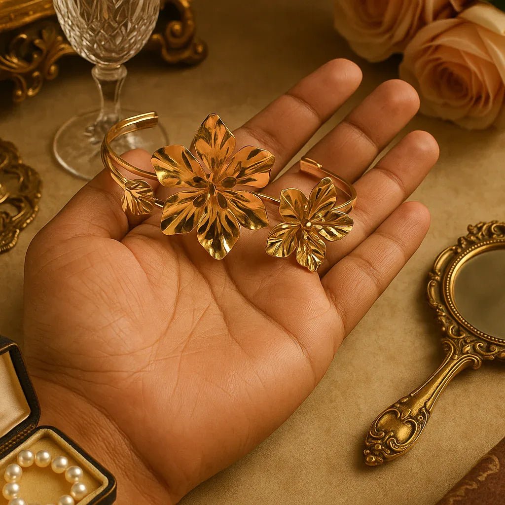 Wrapped in Love – Enchanted Floral Bracelet - Kemyu