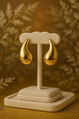 Golden Glam Drop Earrings - Kemyu