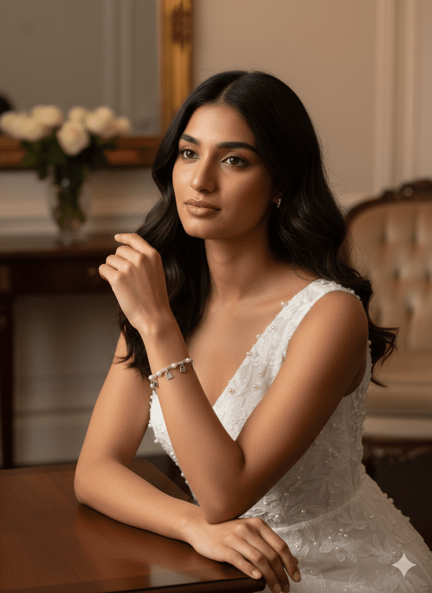 The Keeper of Secrets: Handcrafted Padlock Charm Bracelet