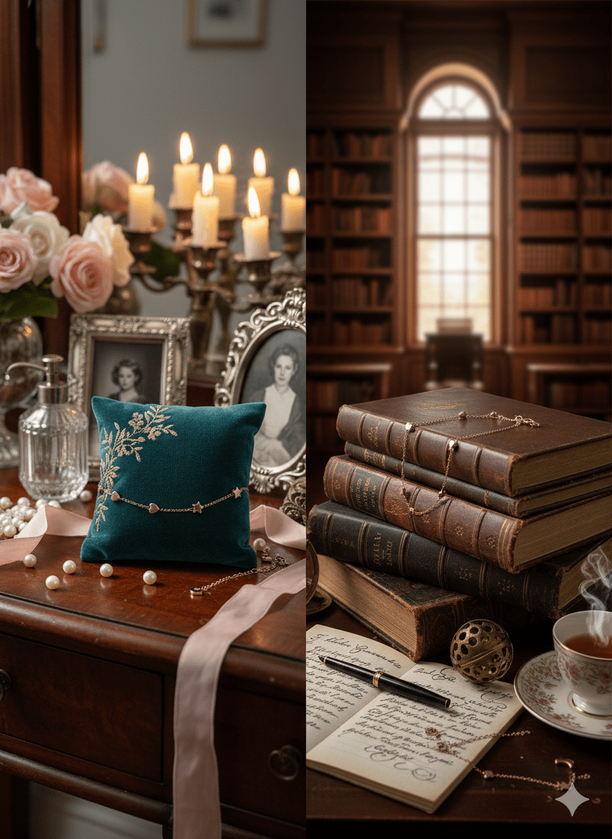 Stardust & Hearts: The Celestial Glow Bracelet