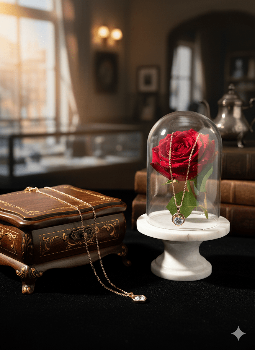 Eternal Radiance: The Celestial Solitaire Necklace