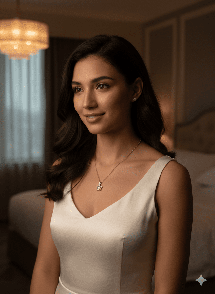 Celestial Radiance: The Starfall Necklace