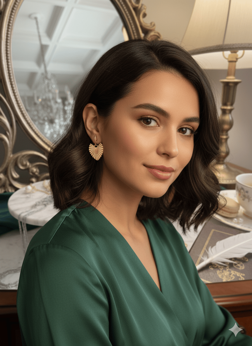 Gilded Radiance: The Artisan Sunburst Hoops Earrings