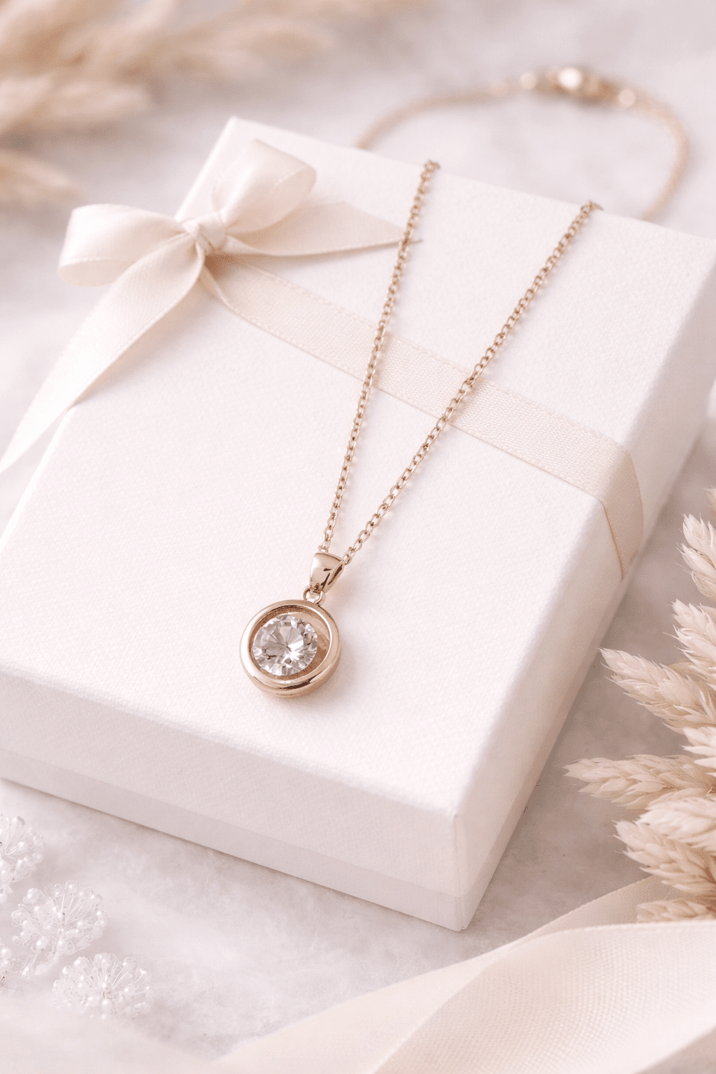 Eternal Radiance: The Celestial Solitaire Necklace