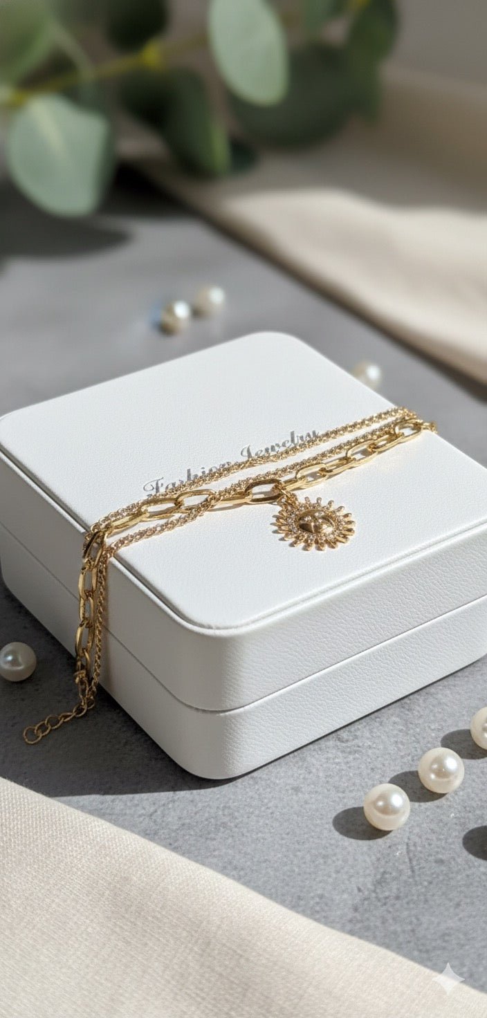 Solar Radiance: The Celestial Link Bracelet