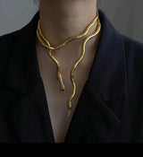 Golden Empress: The Royal Serpent Necklace - Kemyu