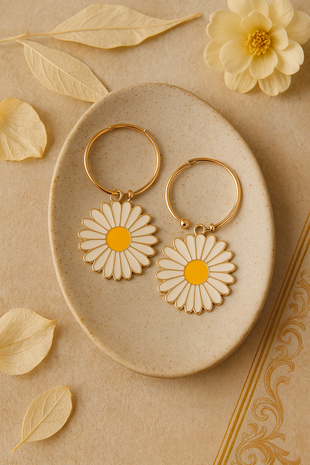 Bloom with Charm: Daisy Delight Earrings