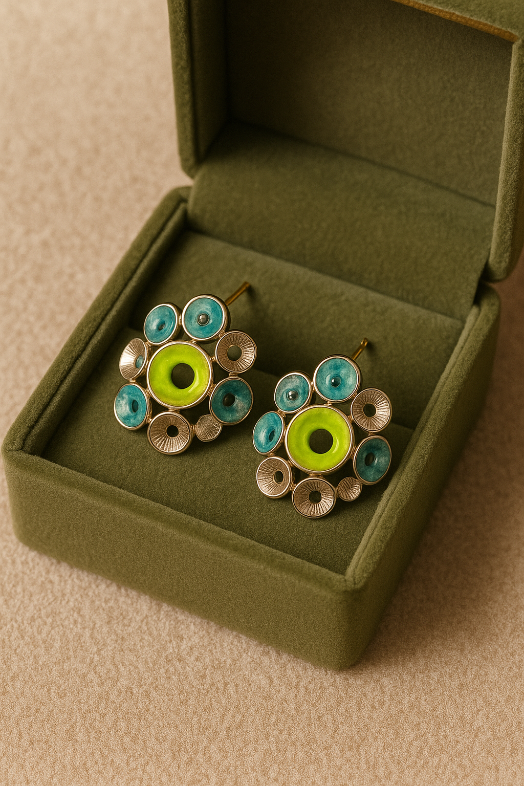 Ocean Bloom Glow Earrings