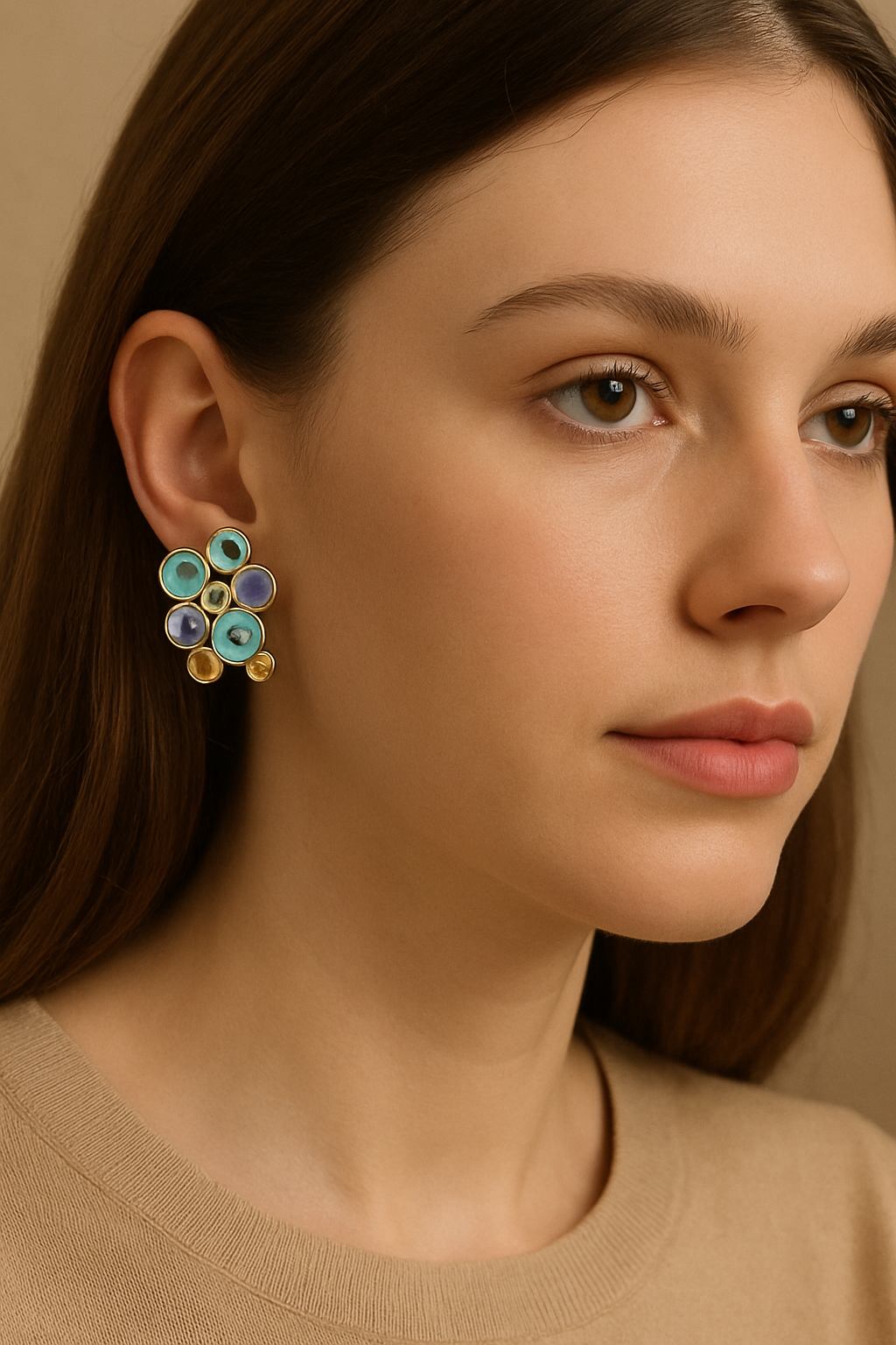 Radiant Bloom Statement Earrings  – Bold, Bright & Beautiful!