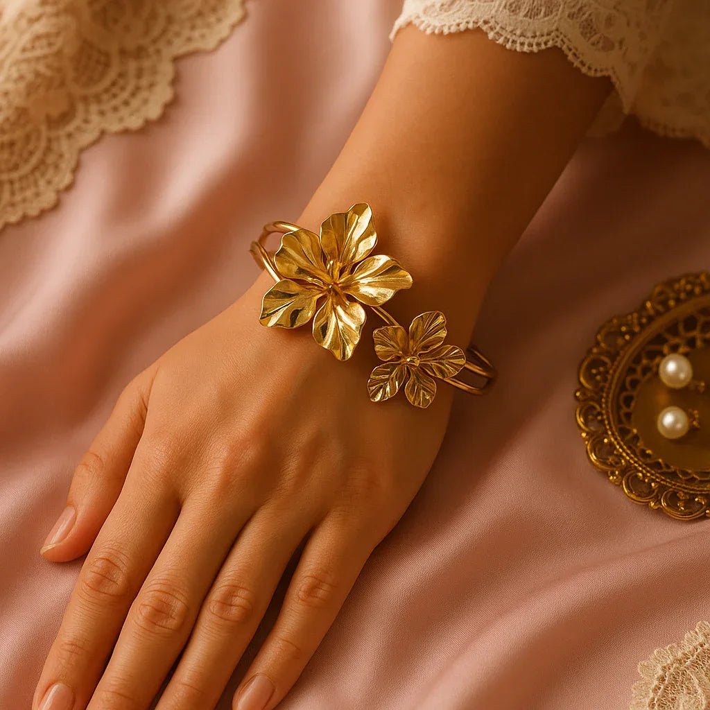 Wrapped in Love – Enchanted Floral Bracelet - Kemyu