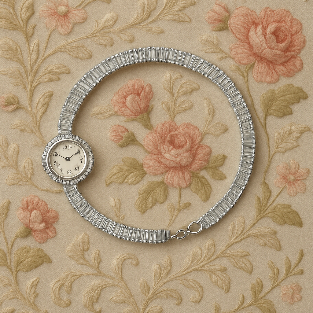 Elegant Timepiece Bracelet – Where Glamour Meets Time!