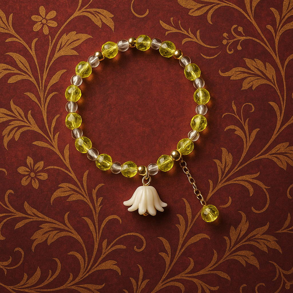 Bloom & Glow Charm Bracelet – Let Your Inner Light Shine!