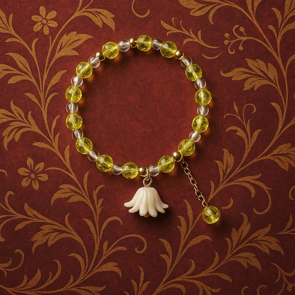 Bloom & Glow Charm Bracelet – Let Your Inner Light Shine! - Kemyu