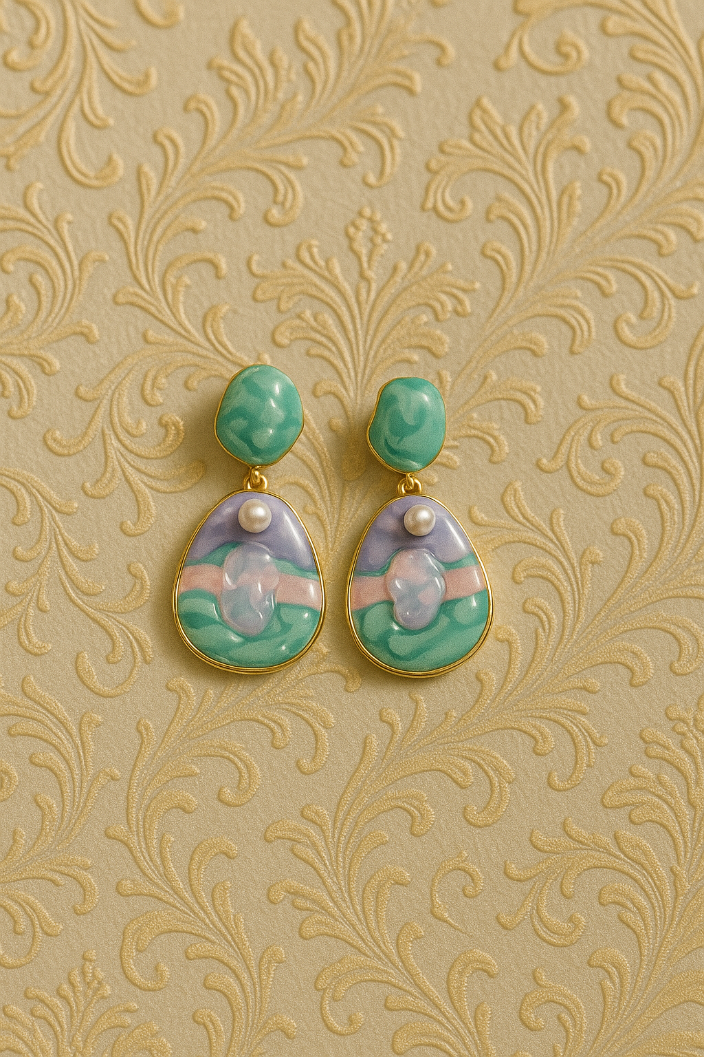 Dreamy Drops: Pastel Charm Earrings