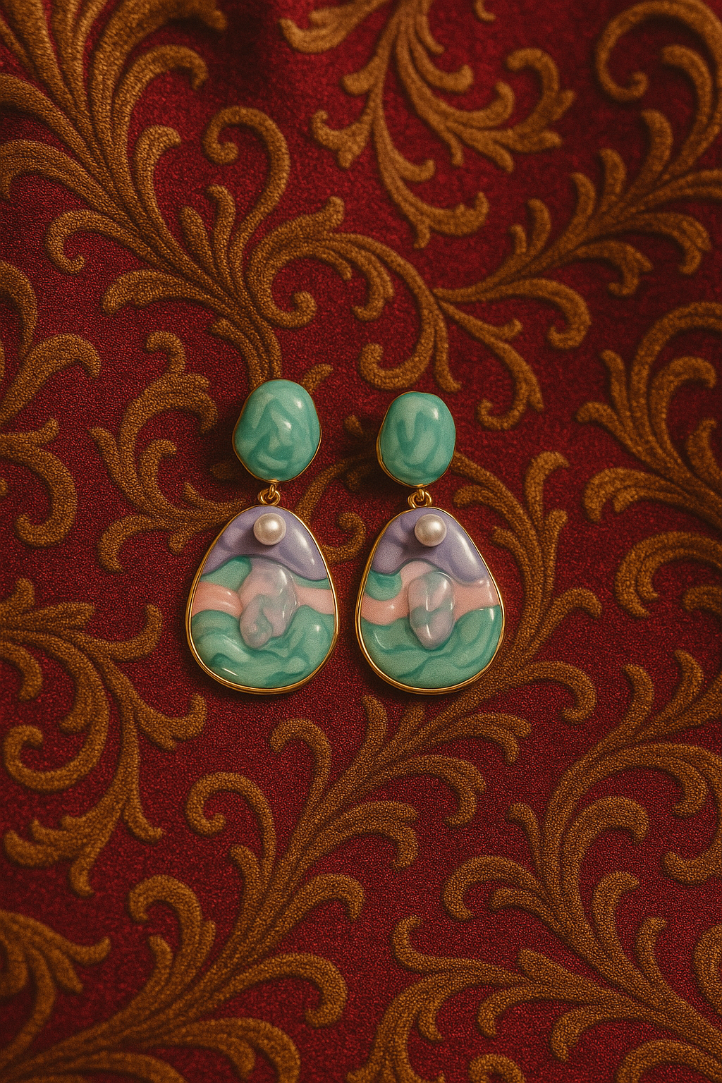 Dreamy Drops: Pastel Charm Earrings