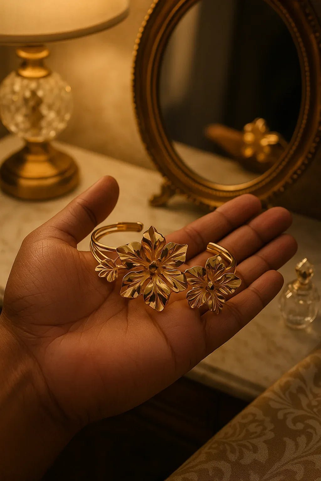 Wrapped in Love – Enchanted Floral Bracelet - Kemyu