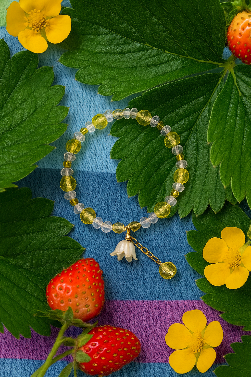 Bloom & Glow Charm Bracelet – Let Your Inner Light Shine!