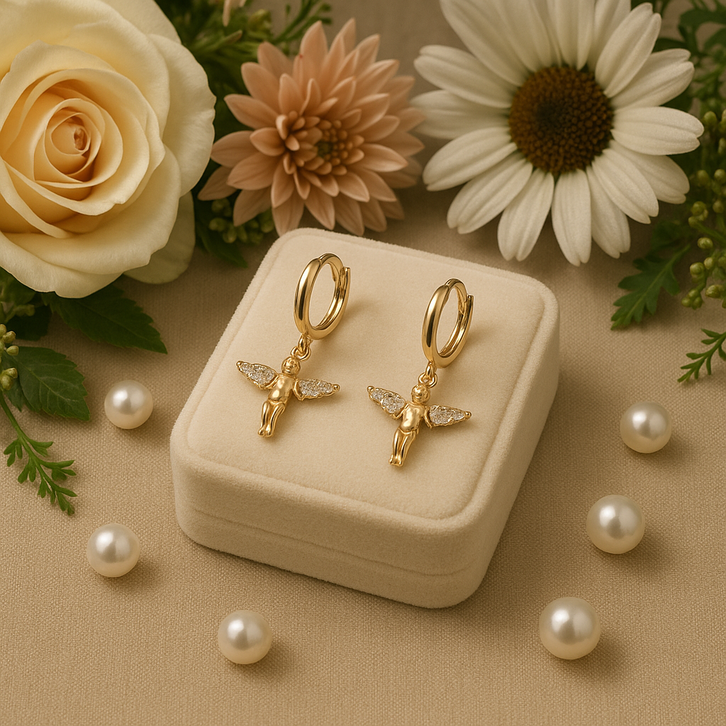 Golden Grace – The Angelic Elegance Earrings