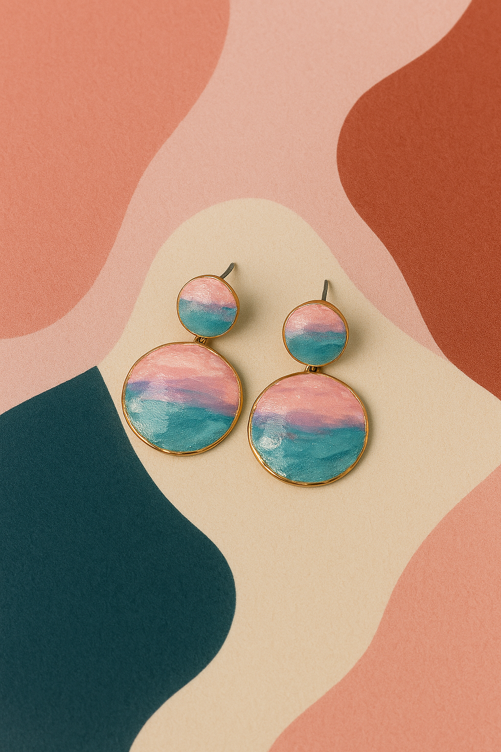Sunset Sky Statement Earrings