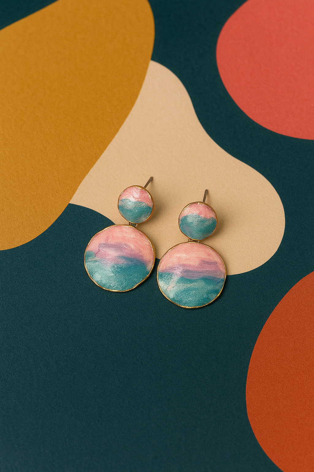 Sunset Sky Statement Earrings