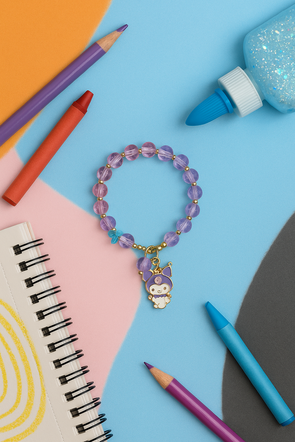 Kawaii Charm Bracelet – Sweet Style on Your Wrist!