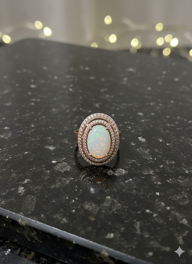 Celestial Pearl Radiance: A Diamond-Haloed Masterpiece