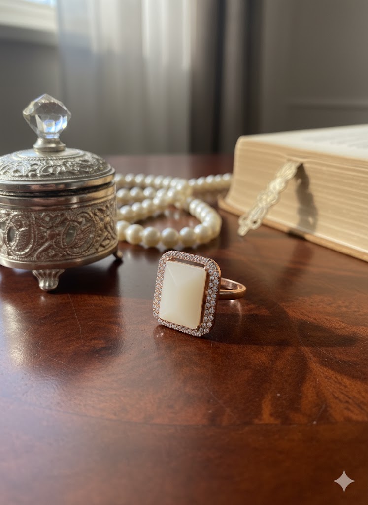 The Heirloom Glow: Luxury Square-Cut Ring