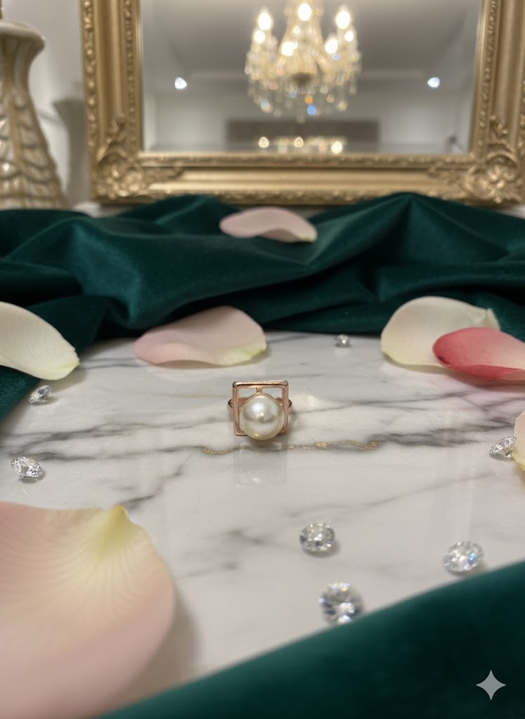 The Duchess Pearl Ring: Timeless Elegance in Rose Gold